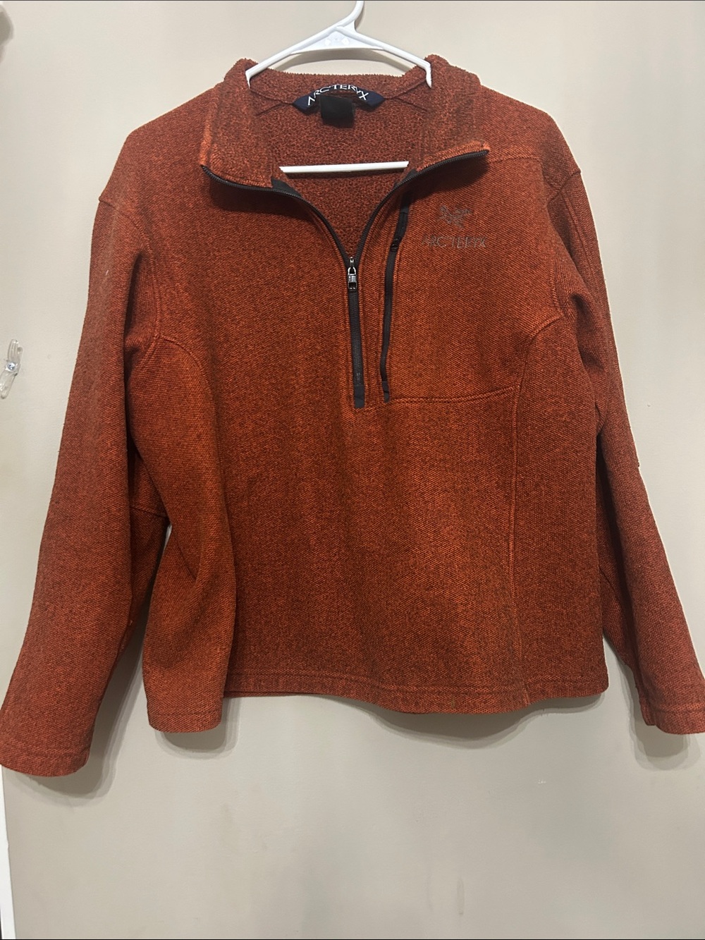Vintage Arc'teryx Burnt Orange Half-Zip Fleece Pullover